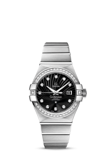 Omega Constellation Co-Axial 31 White Gold / Diamond / Black Supernova
